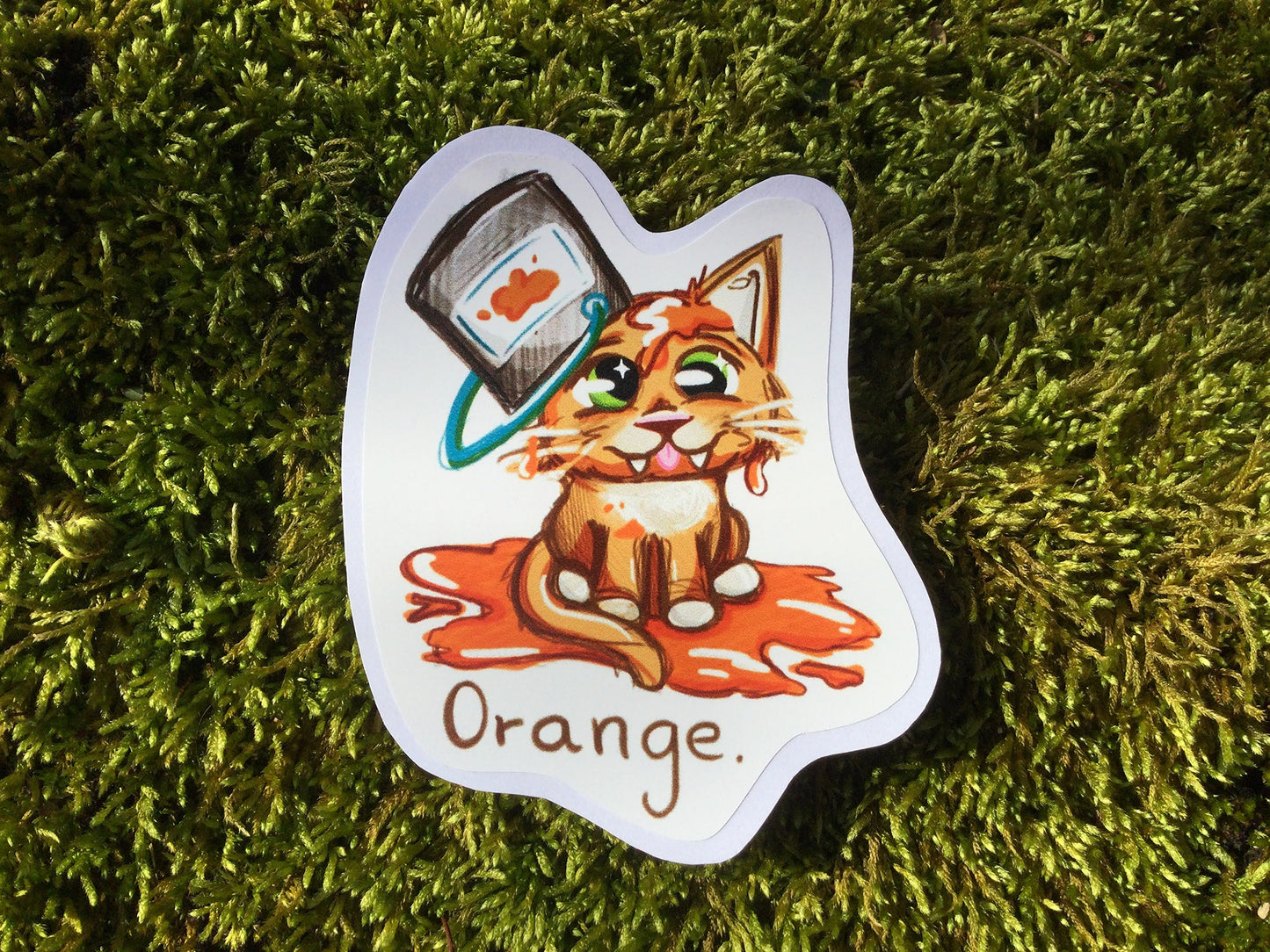 Orange - Vinyl sticker