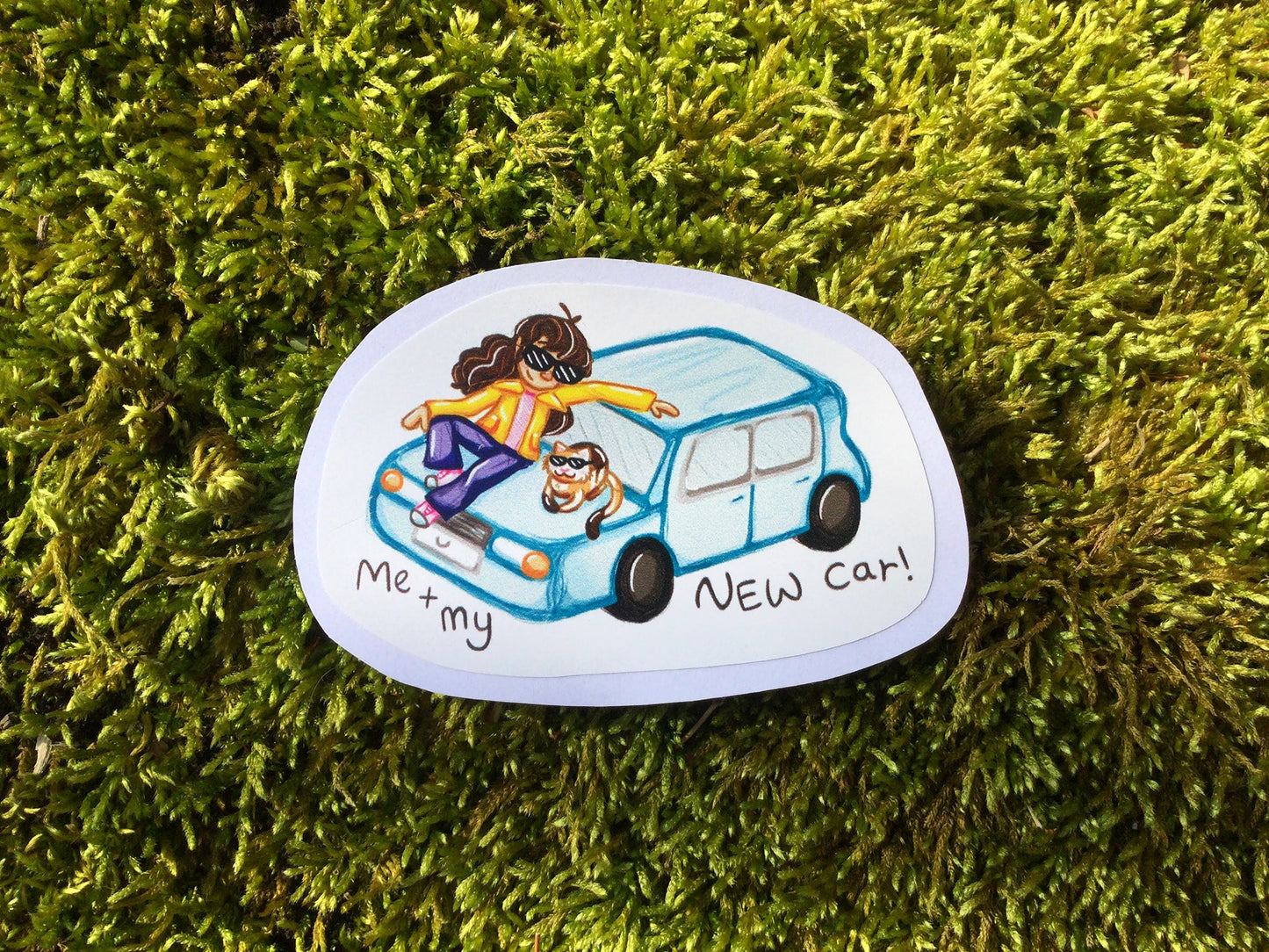 New Car - Vinyl sticker