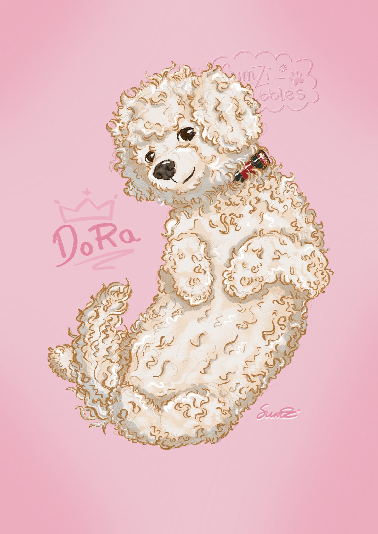 Custom Pet Portrait — Stylised Digital Illustration