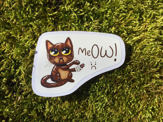 MeOW - Vinyl sticker