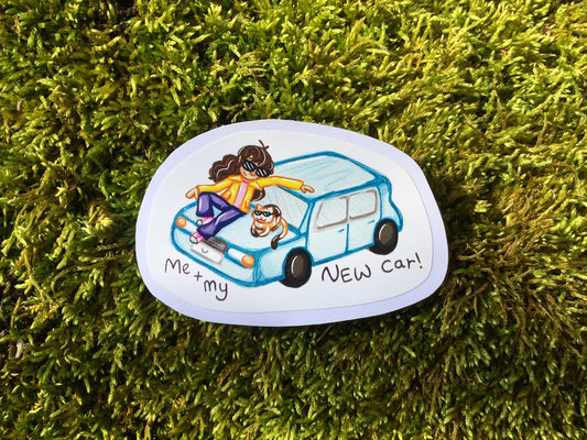 New Car - Vinyl sticker
